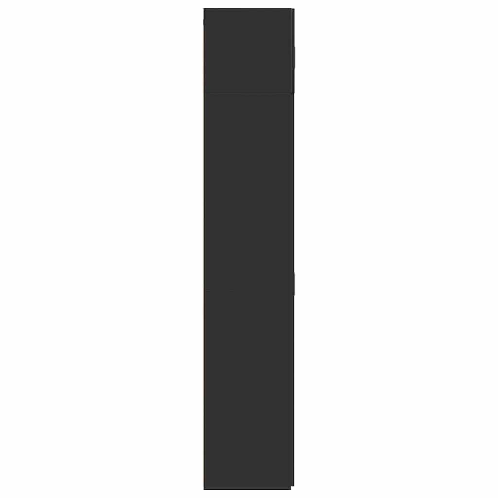 Storage Cabinet Black 70x42.5x225 cm Engineered Wood